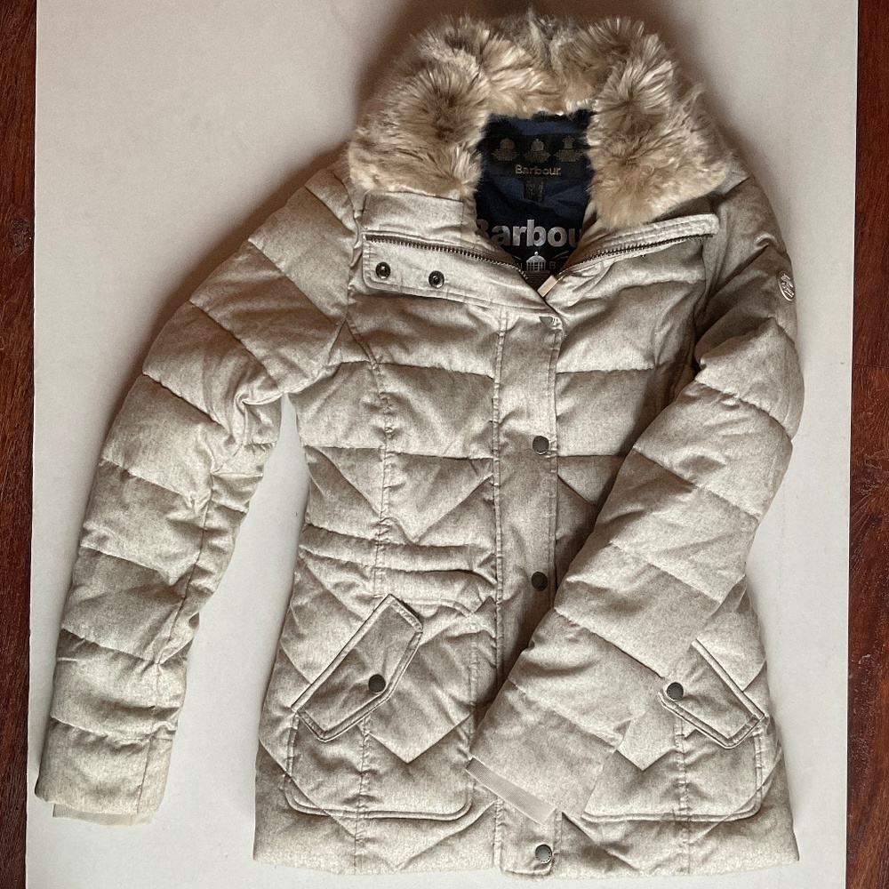 Barbour winter jacket size 4 (small)